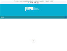 Tablet Screenshot of justbathrooms.com.au